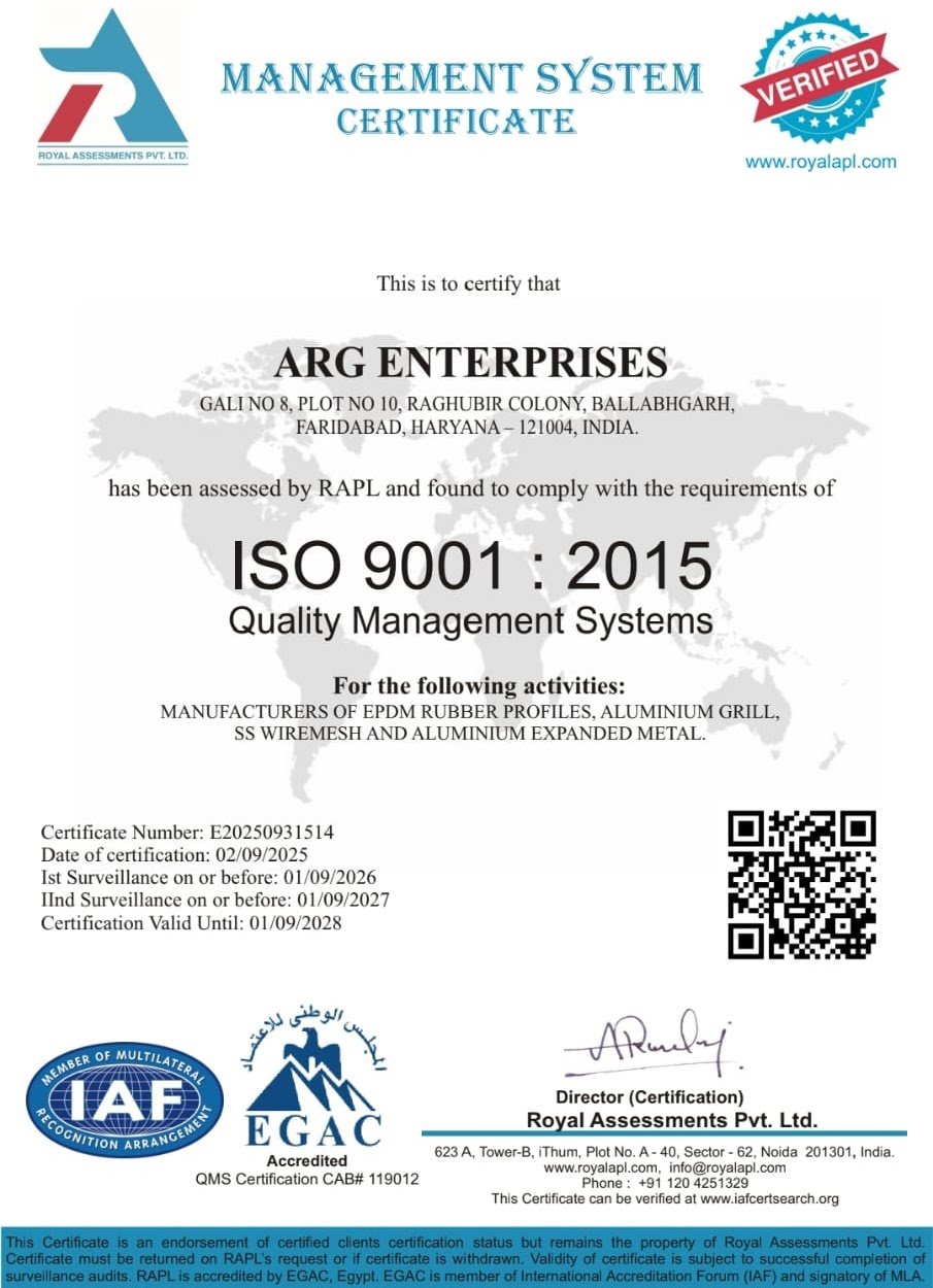 ISO 9001:2015 Certificate